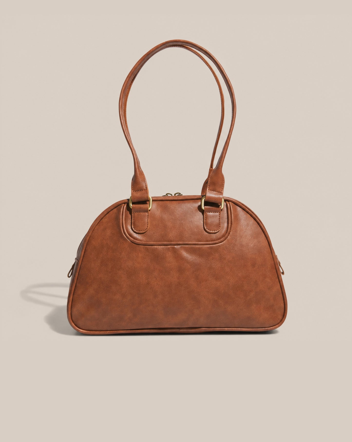 Sac à bandoulière Airliner en similicuir marron – Élégant et pratique