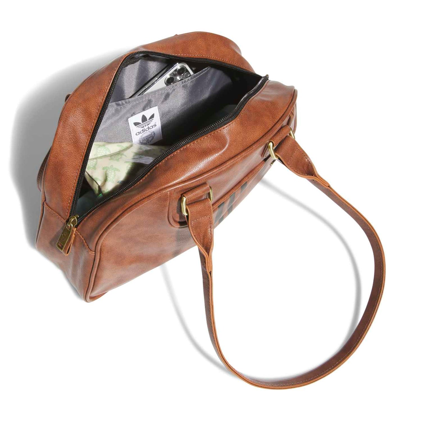 Sac à bandoulière Airliner en similicuir marron – Élégant et pratique